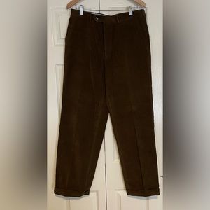 Luciano Barbera Men’s Corduroy Trousers, Size 48
